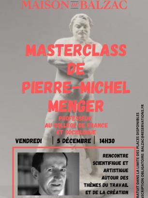 Master class de Pierre-Michel Menger 1