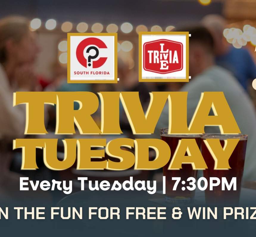 Trivia Tuesday at Pompano Beach Brewing Co.!