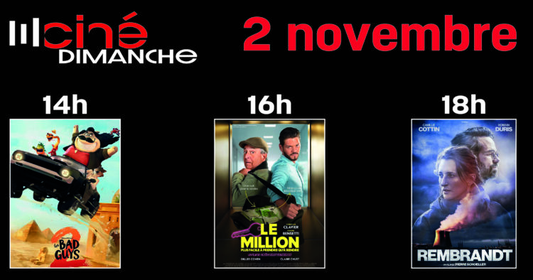 CINE-DIMANCHE: 3 FILMS POUR TOUS LES GOÛTS 1