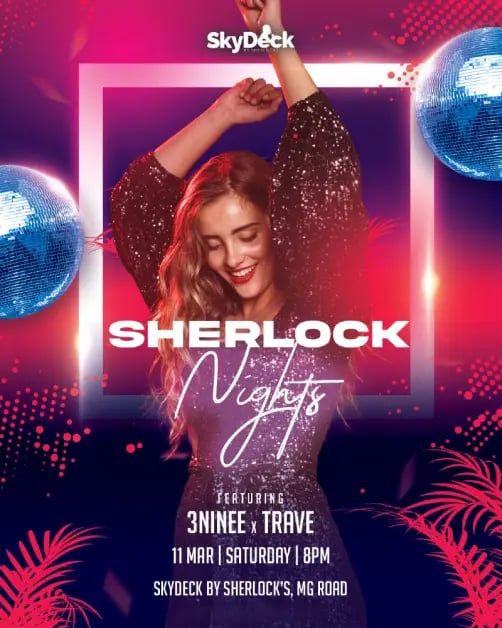 Bollywood & Commercial DJ Night - Sherlock Nights 1