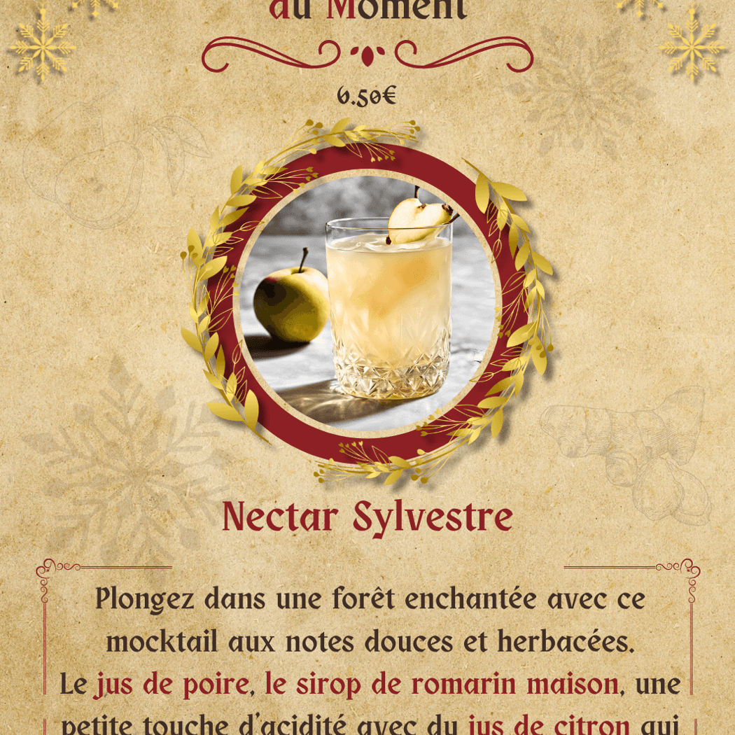 Mocktail du Moment (Le Nectar Sylvestre) 1