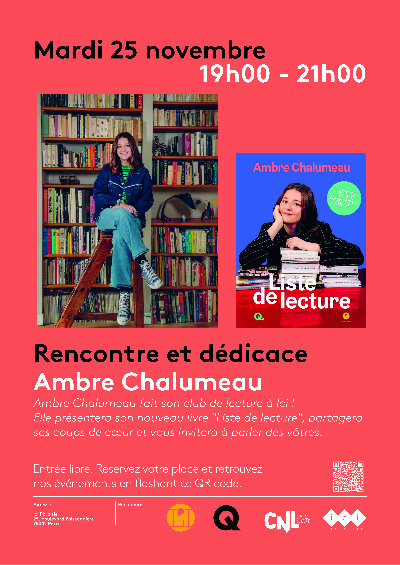 Rencontre et dédicace avec Ambre Chalumeau 1