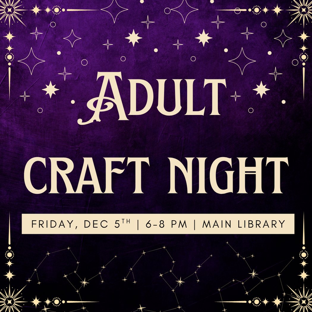 Adult Craft Night 1