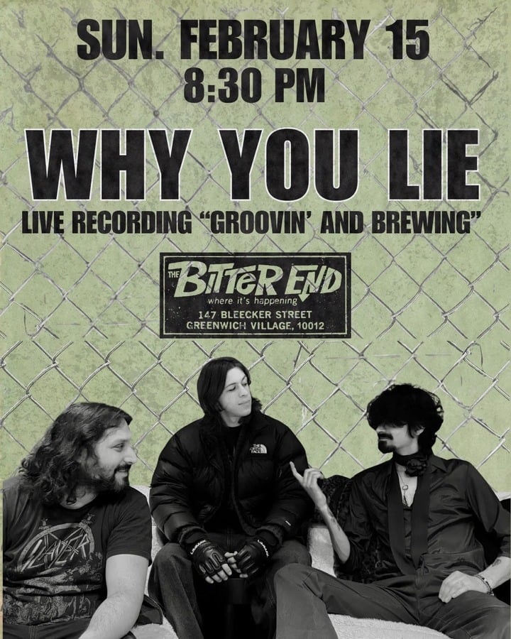 Why You Lie LIVE RECORDING of 'Groovin and Brewing' 1