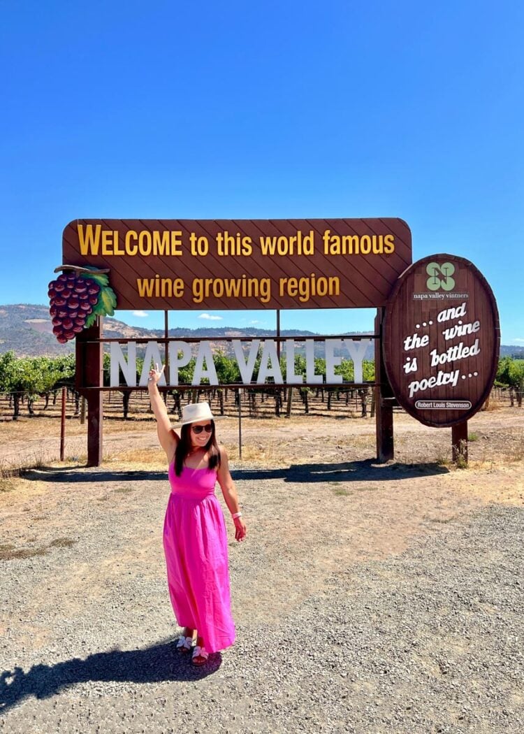 Welcome to Napa Valley Sign (South) 2