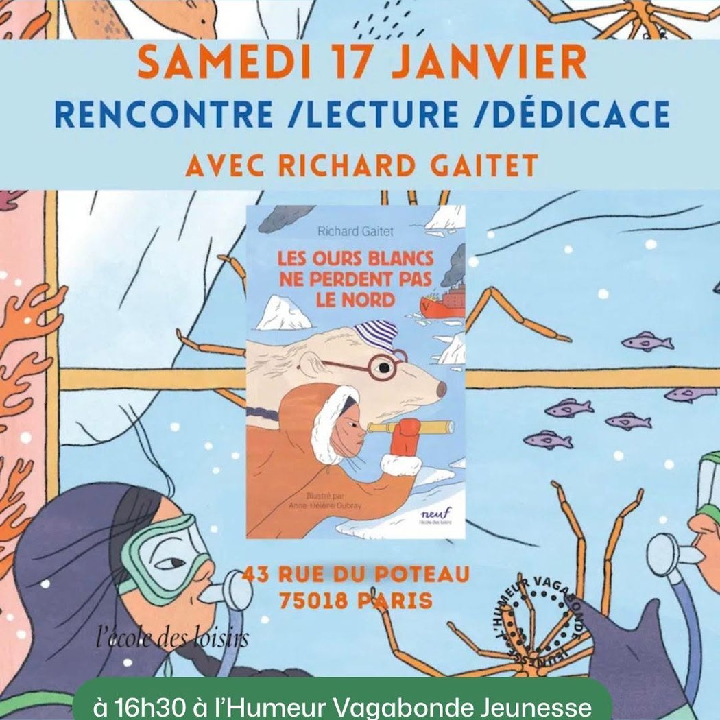 Rencontre / Lecture / Dédicace avec Richard Gaitet 1