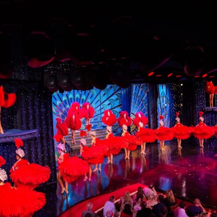 Tour nocturne de Paris en bus + spectacle du Moulin Rouge 2