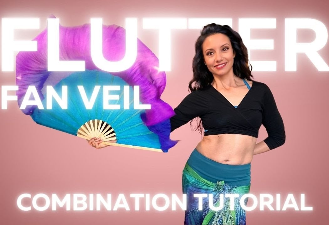 Belly Dance: Flutter Fan or Fan Veil 1