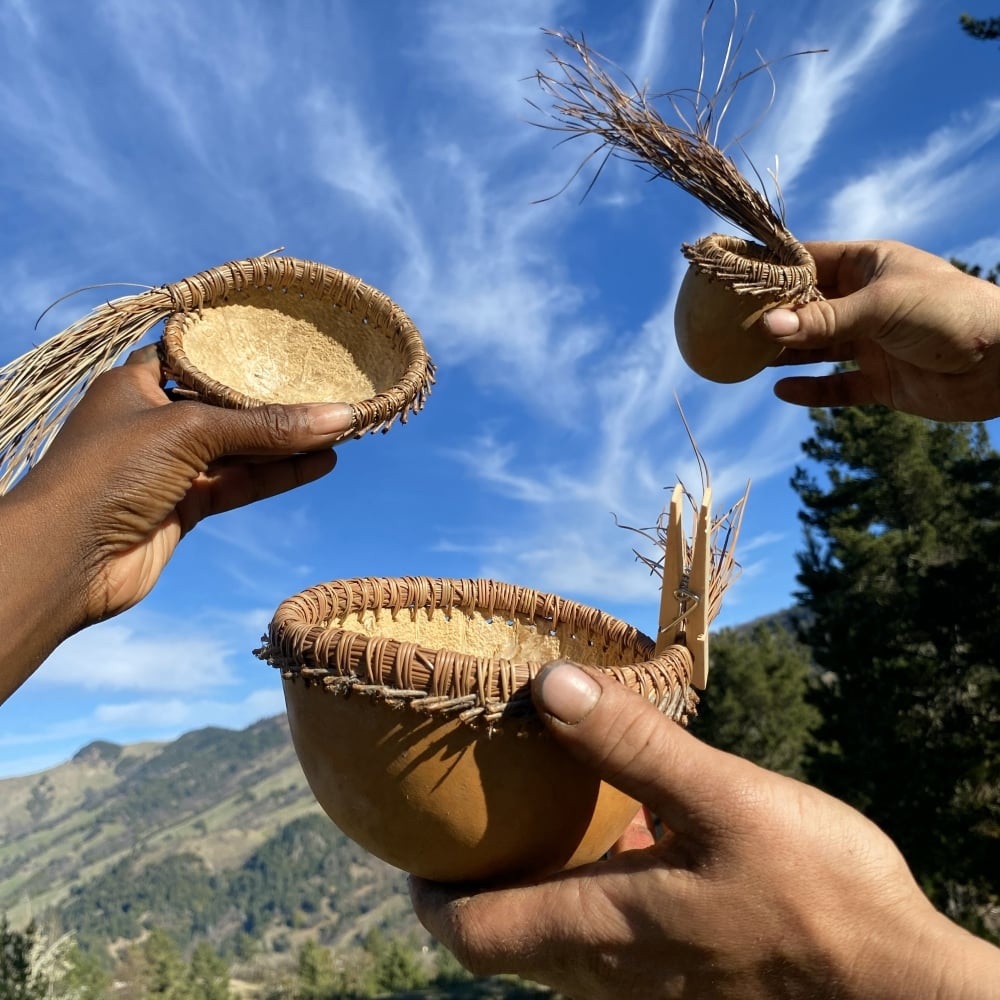 Gourd & Pine Needle Weaving Workshop 1