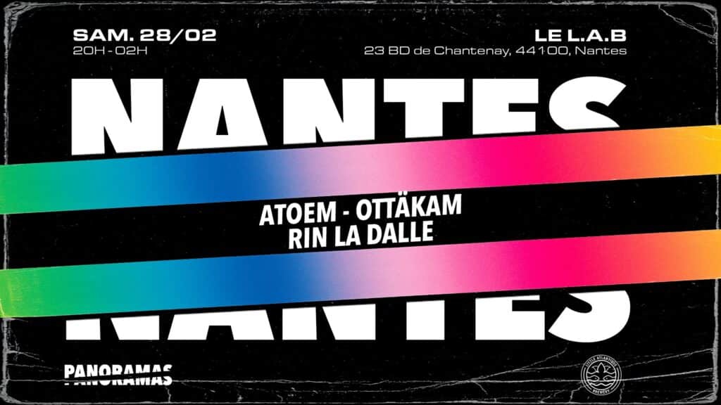 DJ sets with Atoem, Ottäkam, Rin la Dalle 1