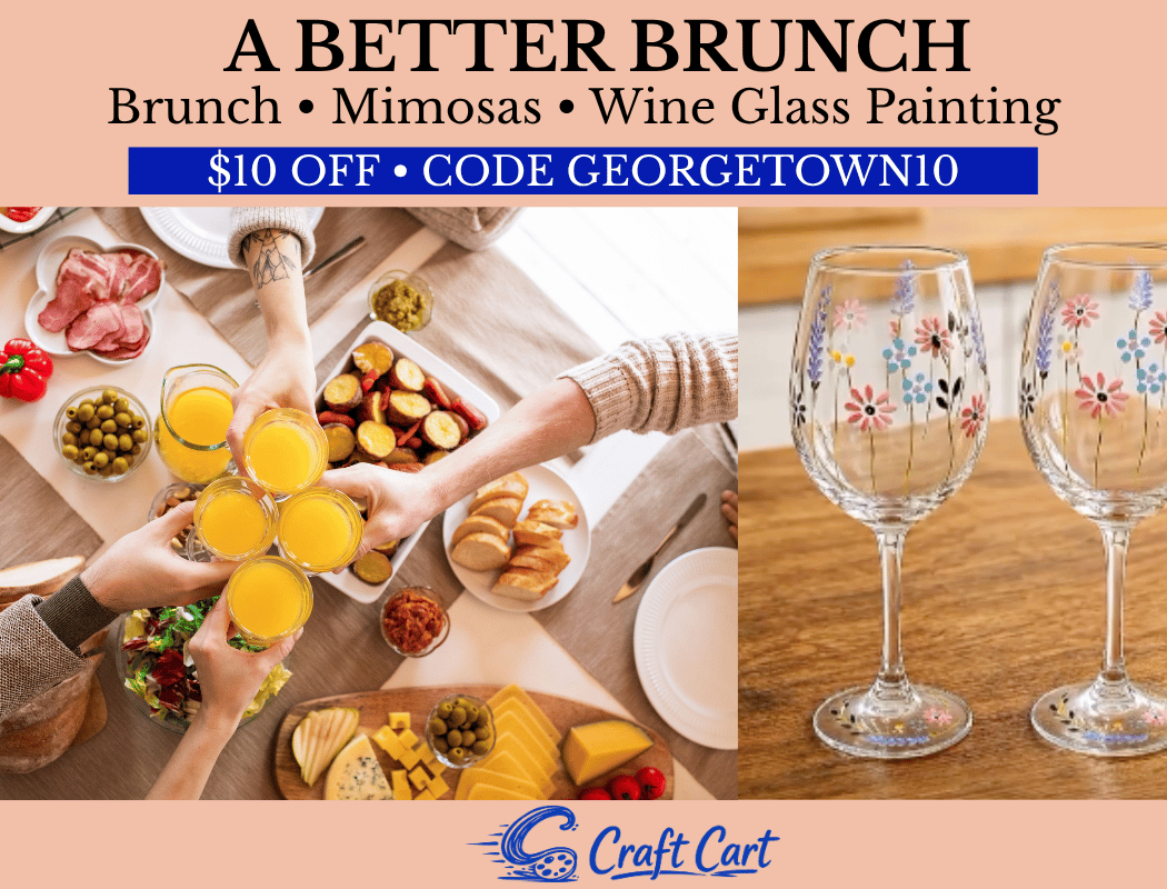 A Better Brunch: Wine Glass Painting