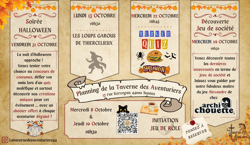Programmation Octobre 1