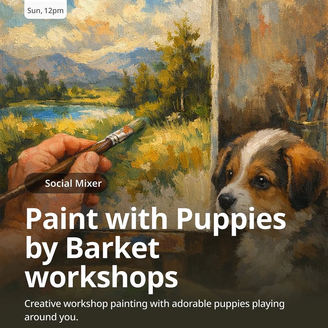 Paint with Puppies by Barket Workshops 1