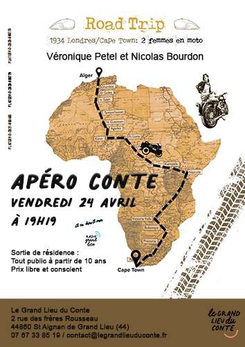 Apéro Conte : Nicolas Bourdon et Véro Petel. Sortie de résidence 1