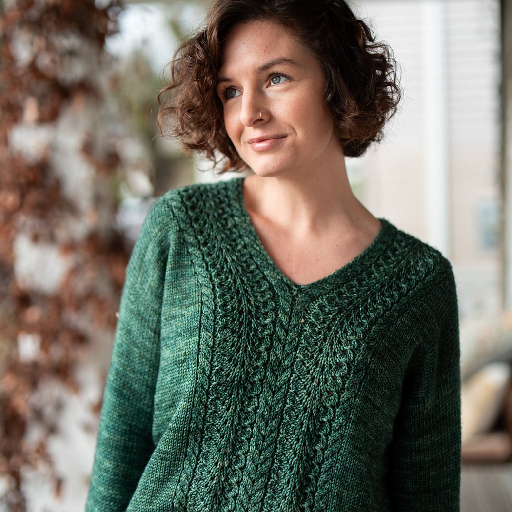 Sweater Series: Fitted with a Twist - Cable Pullovers 1