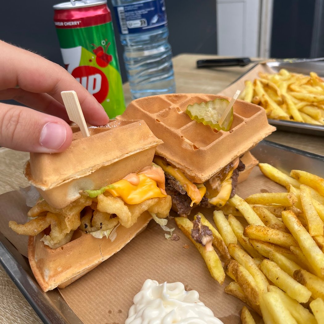 M.A.D Waffles Chicken Burgers 3