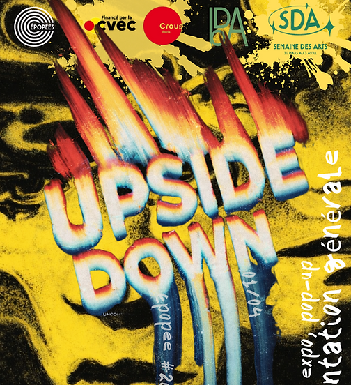 EPOPEES #20 - UPSIDE DOWN (concerts, dj sets, pop up) 1