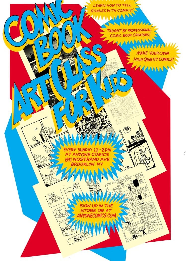 Comic Book Art Class for Kids 1