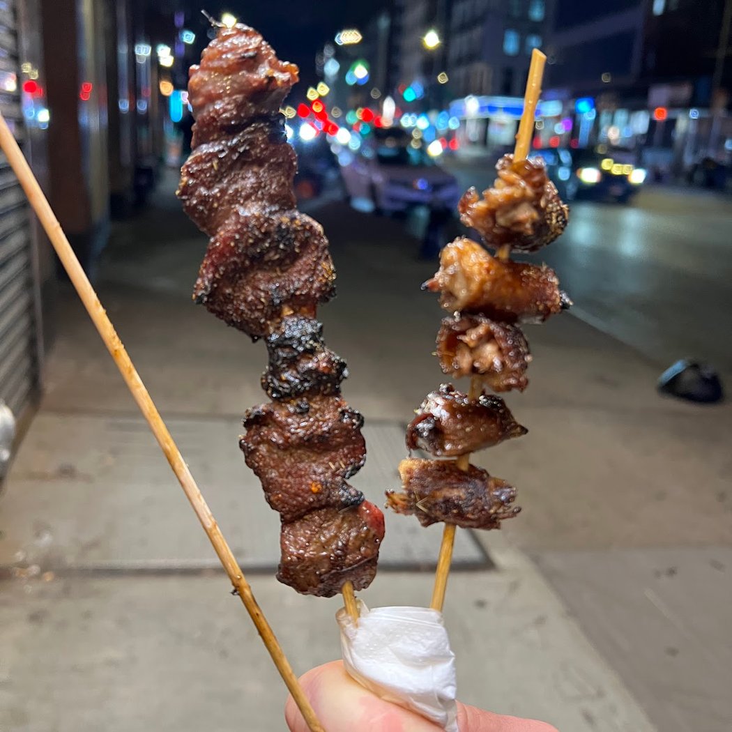 Young Xinjiang BBQ cart 1