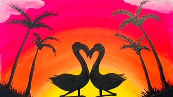Flamingo Love 1