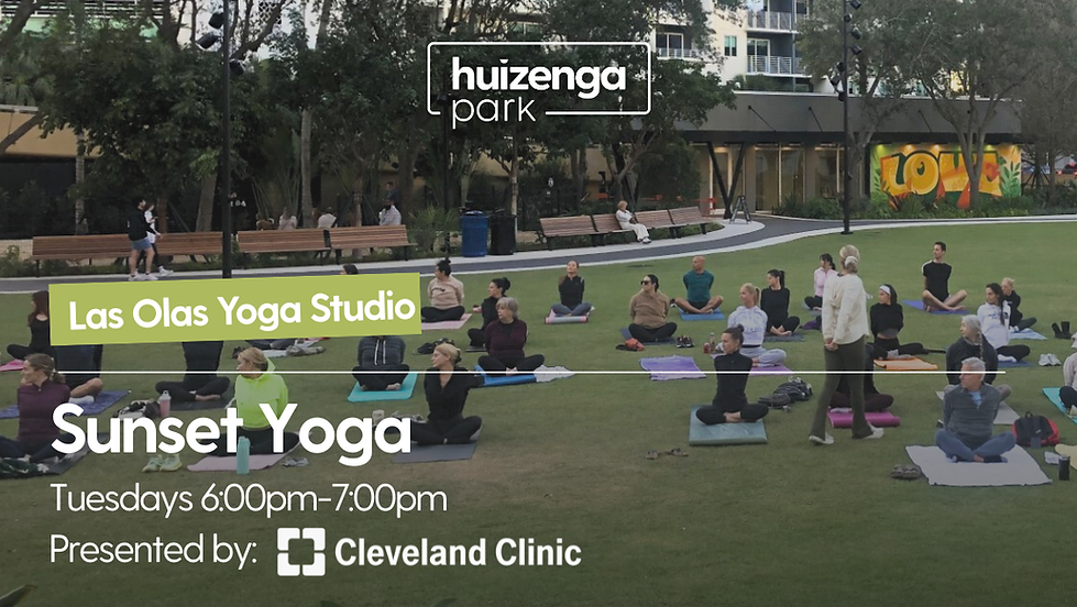 Sunset Yoga with Las Olas Yoga Studio