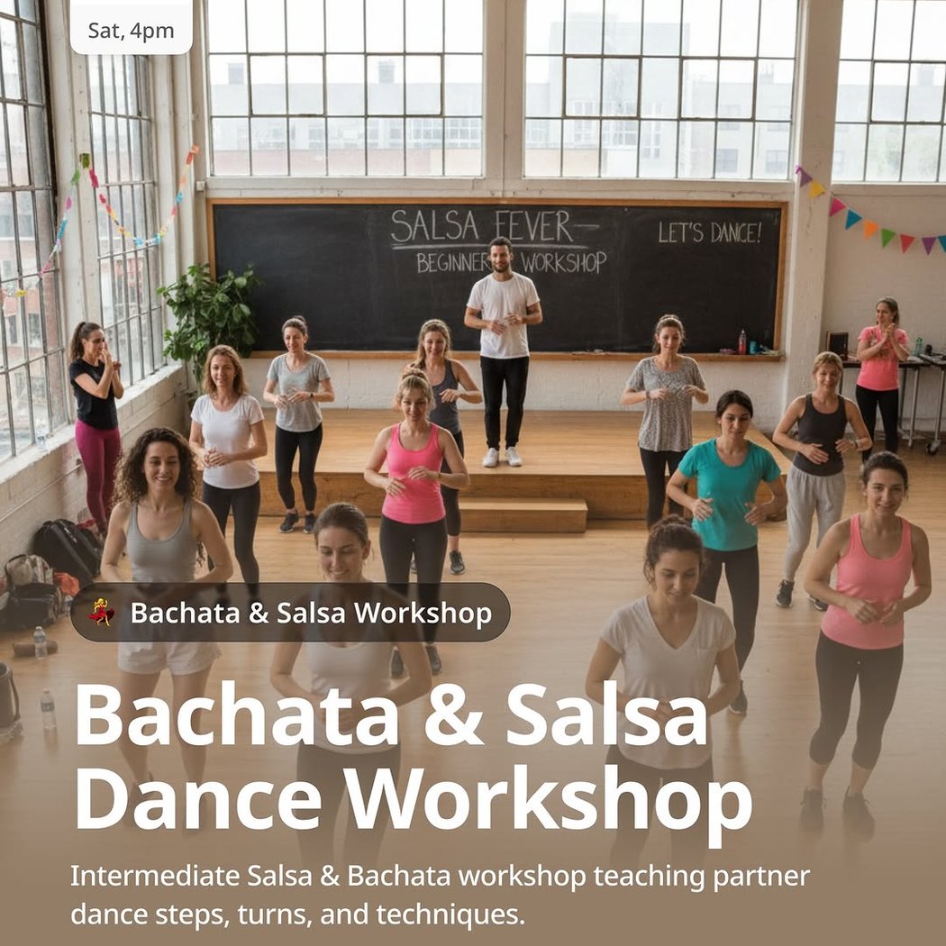 Bachata & Salsa Dance Workshop 1