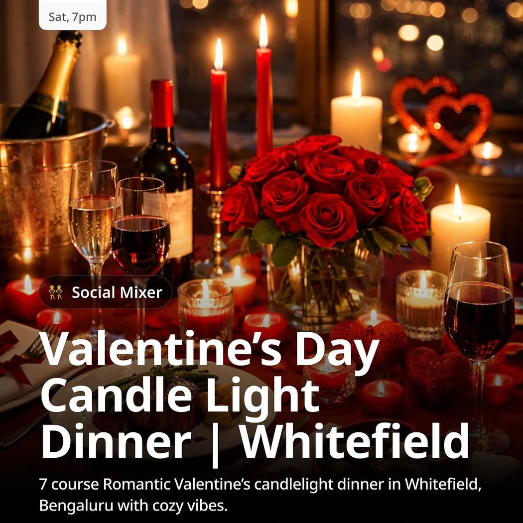 Valentine’s Day Candle Light Dinner 1