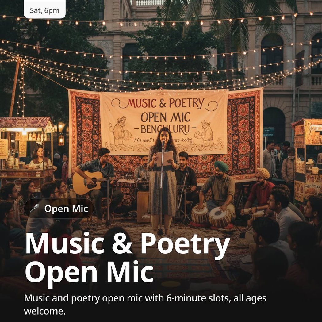Music & Poetry Open Mic 1