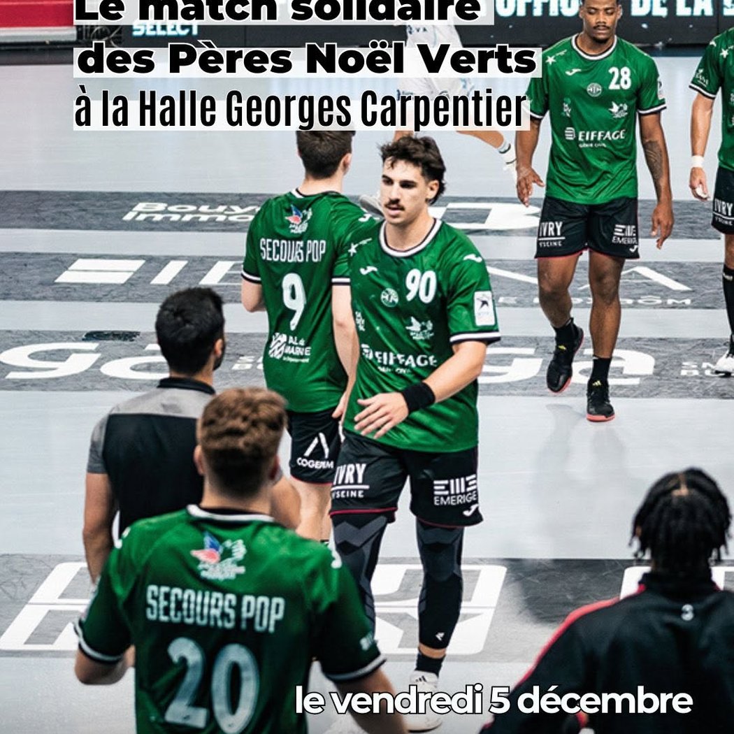 match des Pères Noël Verts 1