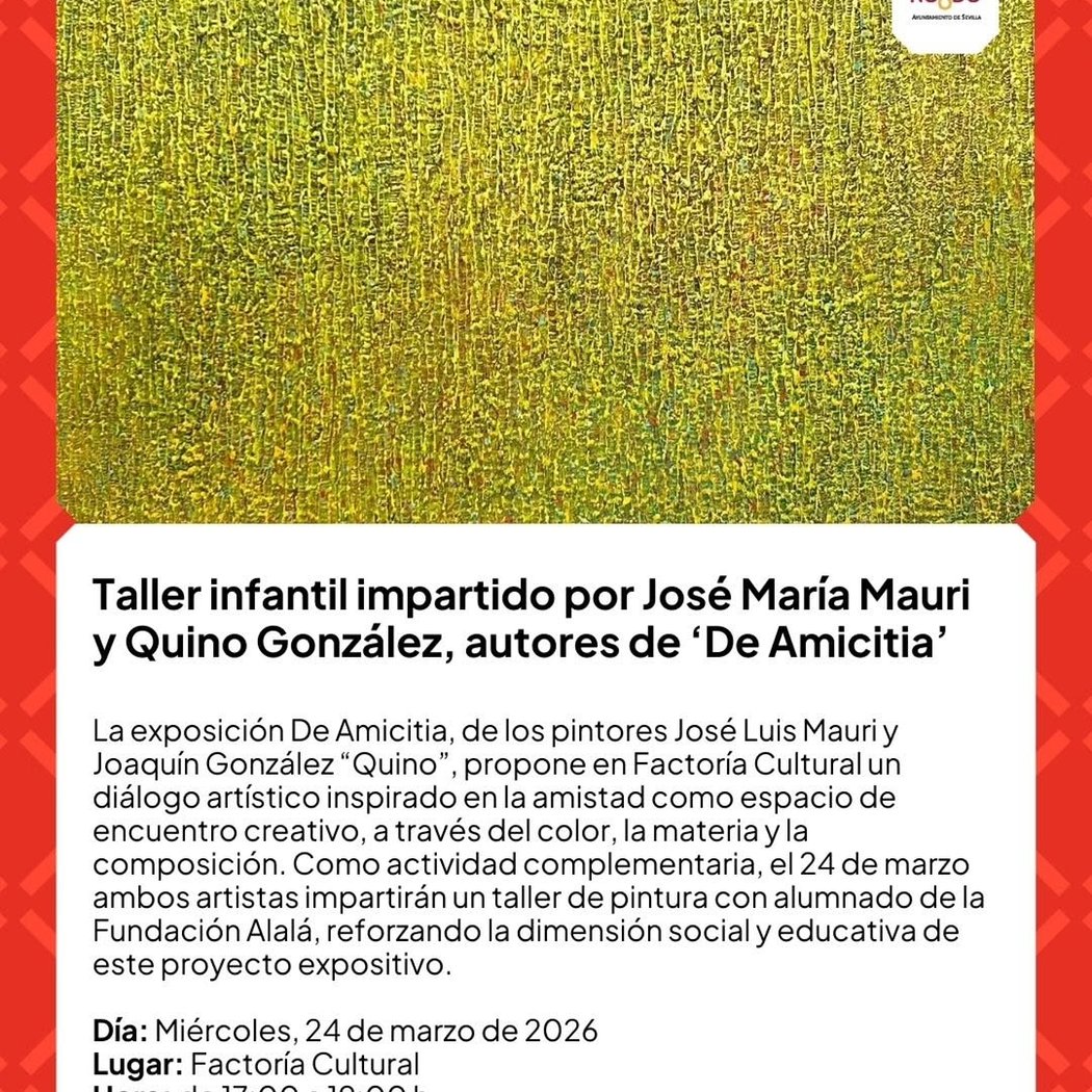 Taller infantil impartido por José María Mauri y Quino González 1