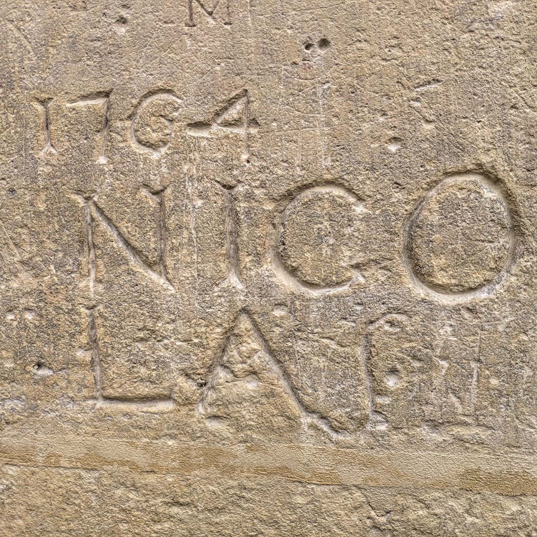 Nicolas 1764 - plus vieux vieux graffiti de Paris 1
