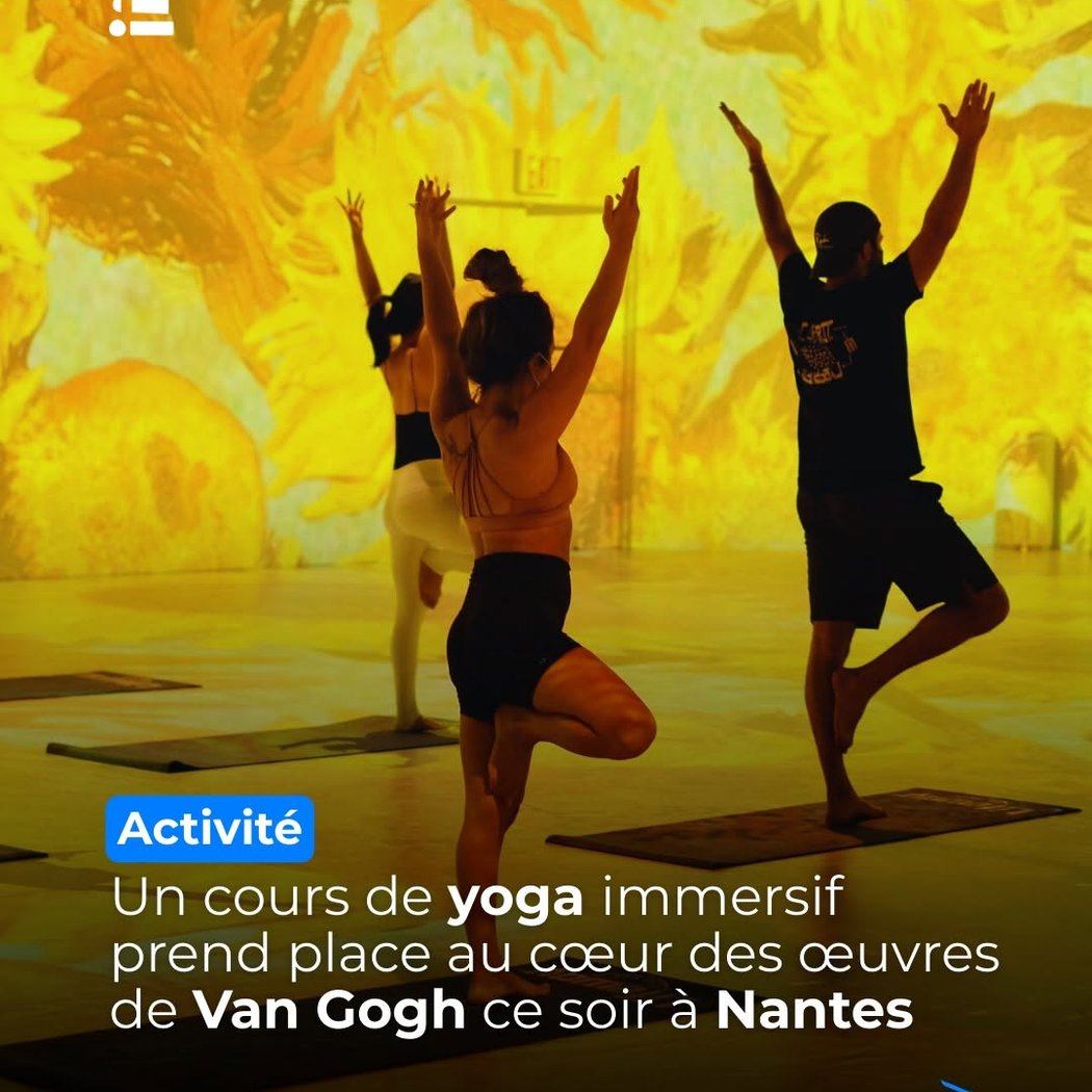 Cours de yoga immersif Van Gogh 1