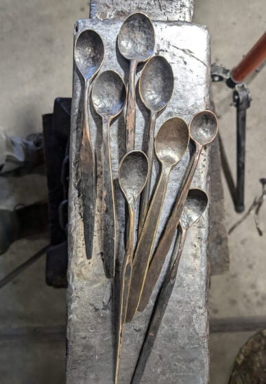 Bronze Spoon Forging Workshop 1