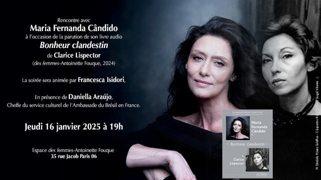 Rencontre avec Maria Fernanda Cândido pour Bonheur clandestin 1