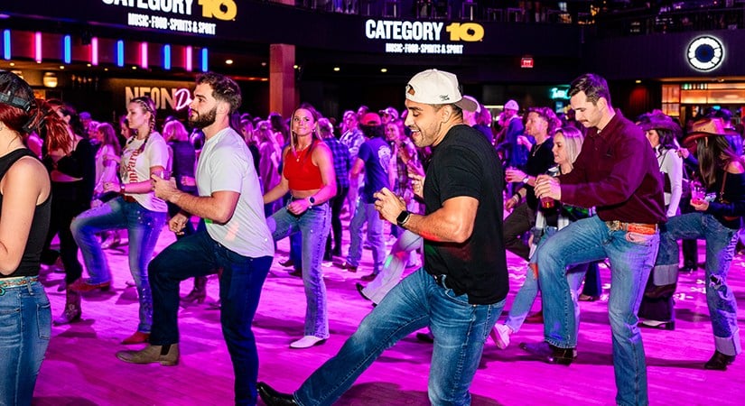 Line Dancing at Hurricane Hall