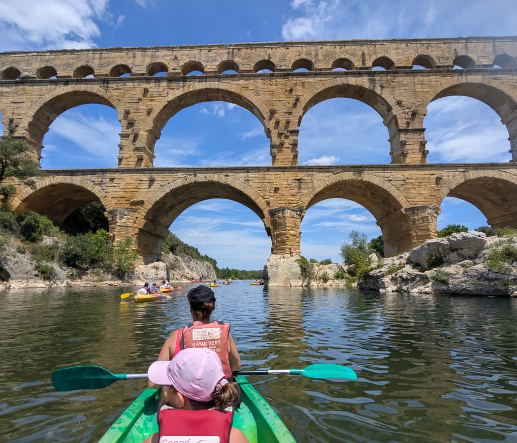 Kayak Vert Pont du Gard - Canoeing on the Gardon 1
