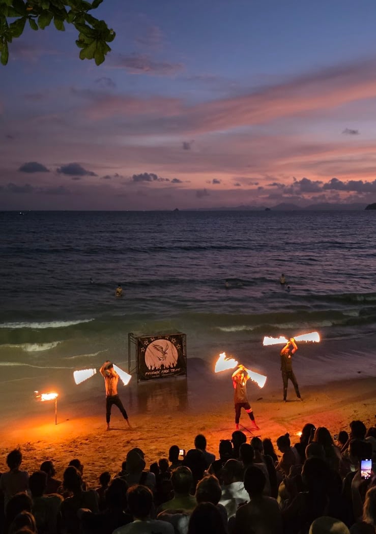 Fire Show - Ao Nang beach Krabi 1
