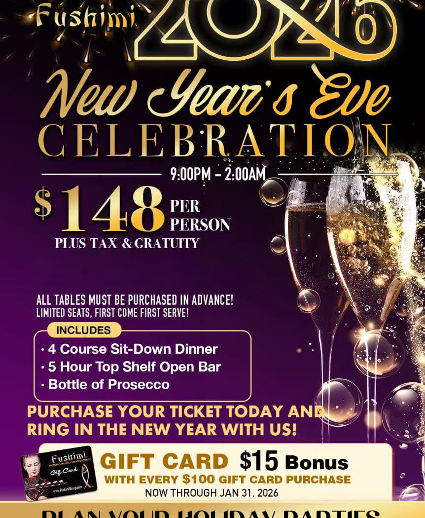 Fushimi 2026 New Year's Eve Celebration 1