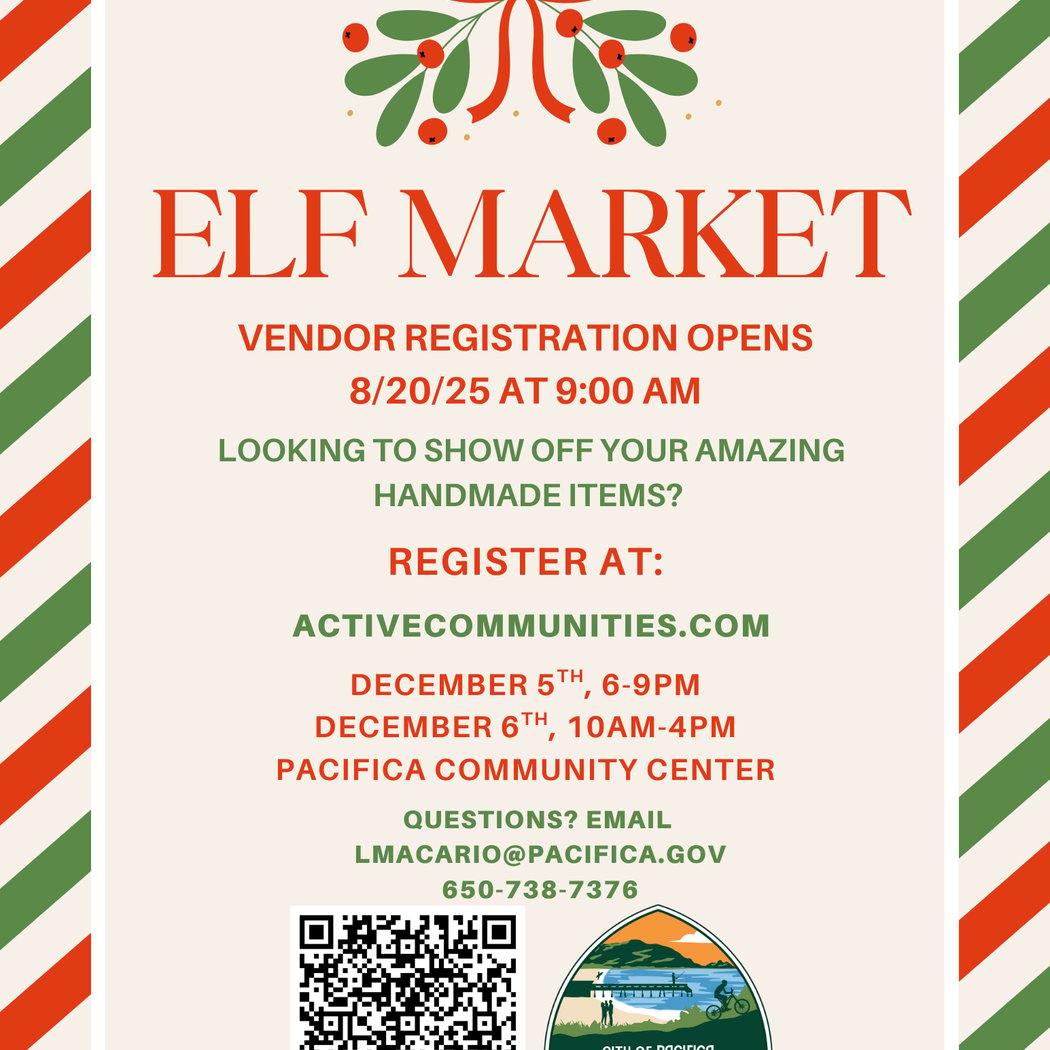 Pacifica Polar Palooza Weekend with Lighting, Caroling, Santa and Elf Market 3