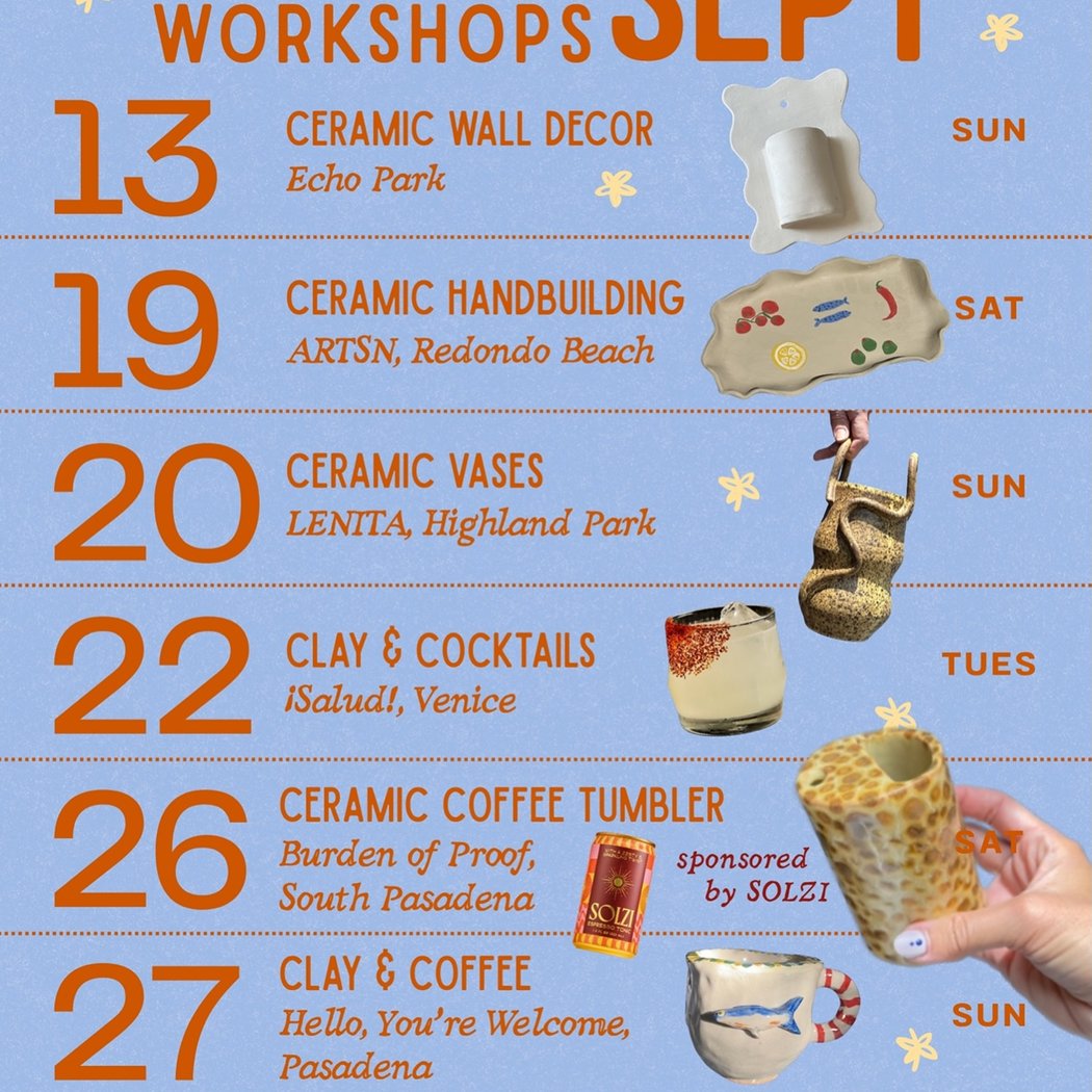 Ceramic Handbuilding Workshop 1