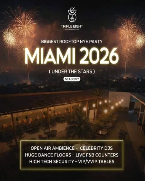 Miami 2026 – Open Air New Year Eve Party 1