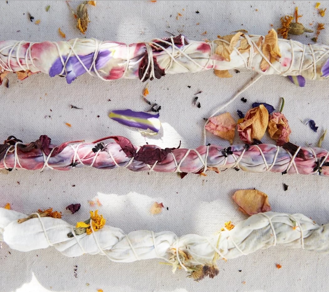 Plant Dye Craft: Cards & Wands 3