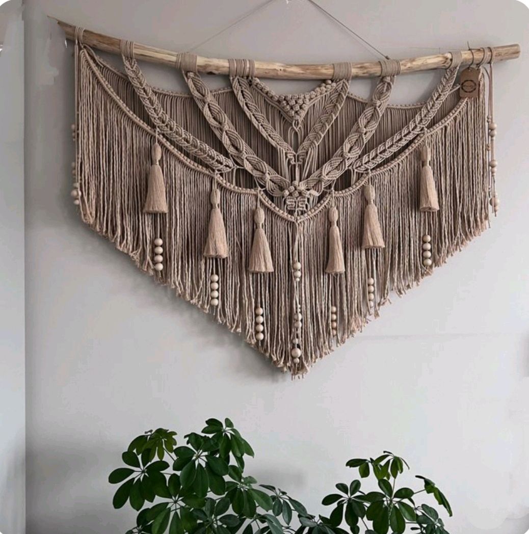 Macrame Wall Hanging Sip N' Stitch 2