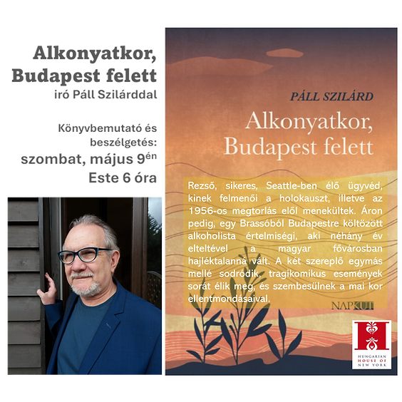 At Dusk, Above Budapest - with author Szilárd Páll 1
