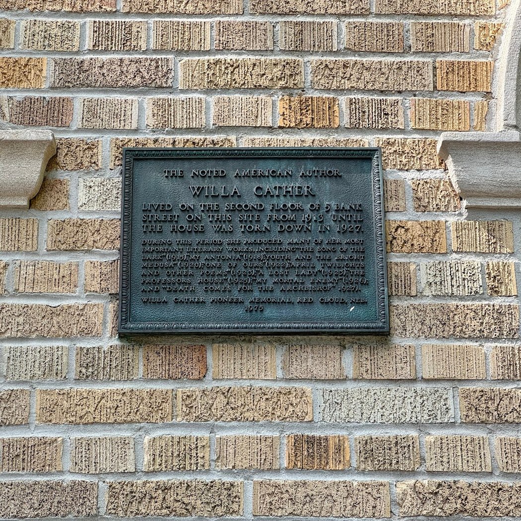 Willa Cather Plaque 1