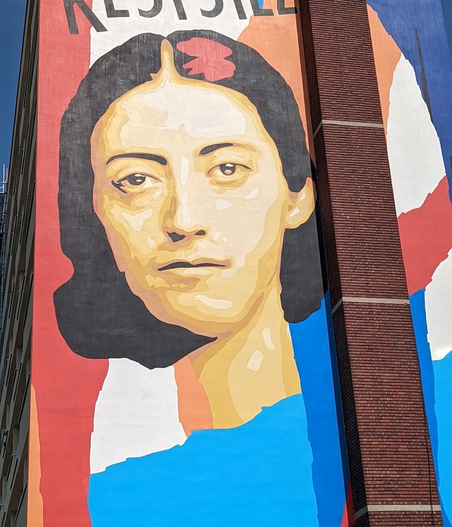 Fresque Lucie Aubrac 1