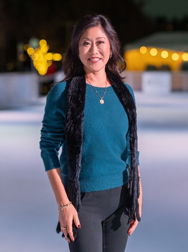Kristi Yamaguchi Holiday Ice Rink Opening Ceremony 1