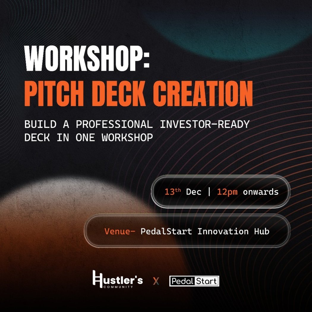 Workshop: PITCH DECK CREATION 1