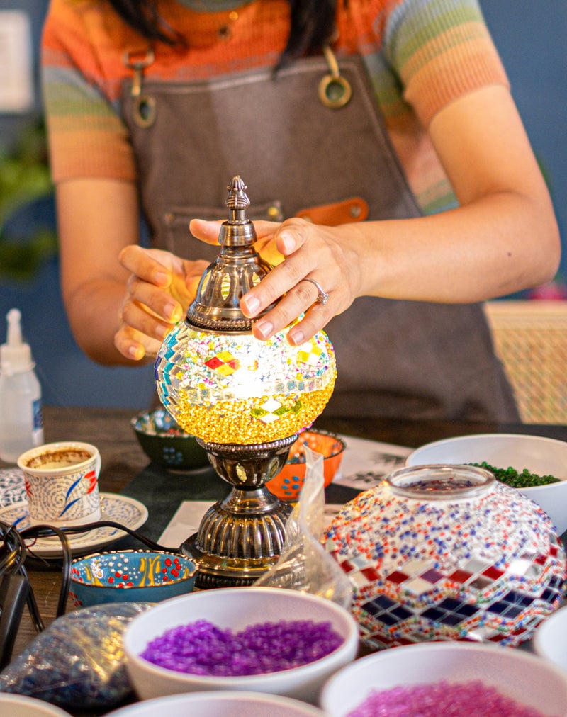 Turkish Mosaic Lamp Workshop 3