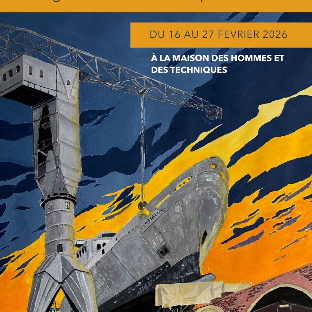 Exposition « Des grues et des hommes » par l'artiste Trax 1